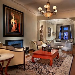 Modern victorian interior design after remodeling in Chicago
