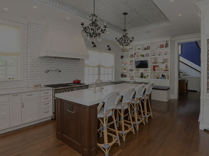 Elegant white kitchen transformation in Kenilworth